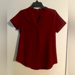 Maroon Dress shirt sz L SHEIN